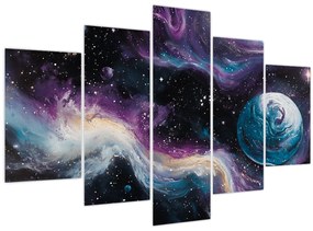 Tablou - Univers pictat (150x105 cm)