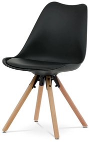 Set de scaune de sufragerie CT-762 BK, 4 buc