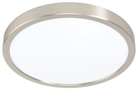 Plafoniera LED inteligenta, pentru baie design modern IP44 Fueva-z nichel mat 28,5cm