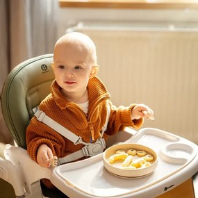 Scaun de masă pentru copii GUSTO verde PETITE&MARS