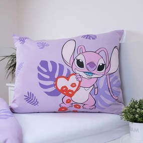 Disney Lilo și Stitch Kiss lenjerie de pat 140×200cm, 70×90 cm