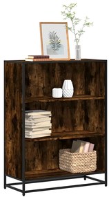 vidaXL Bibliotecă, stejar fumuriu, 80,5x35x107,5 cm, lemn prelucrat