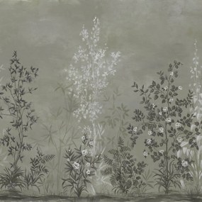 Fototapet, Chinoiserie Haze Green, Rebel Walls