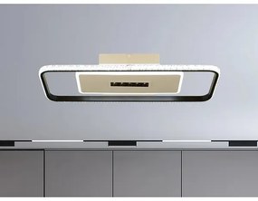 Plafonieră LED dimabilă LED/75W/230V 3000-6500K alb/negru + telecomandă