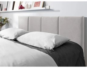 Pat matrimonial 160x200 cm gri deschis tapițat cu spațiu de depozitare cu somieră Juniper – Mazzini Beds