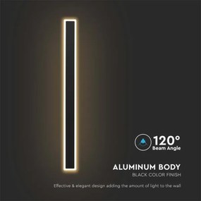 Aplică LED de exterior LED/17W/230V 3000K IP65 negru