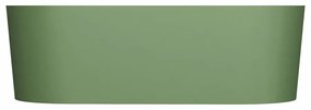 Cada freestanding compozit, verde mat, 180x76 cm, Foglia Evo Verde