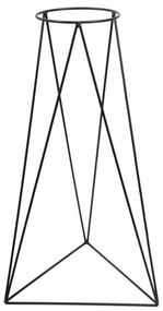 Suport de ghiveci TRIANGL 90x50 cm negru