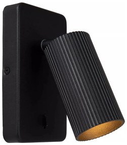 Lucide 09239/11/30 - Aplica spot de perete CLUBS 1xGU10/40W/230V negru