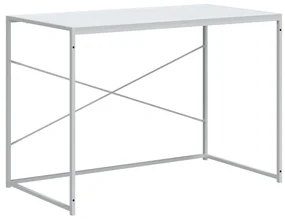 30209 vidaXL Birou de computer, alb, 110x60x70 cm, lemn prelucrat