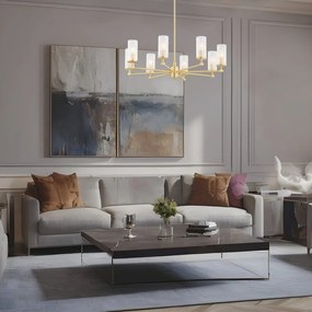 Candelabru elegant realizat din alama Hampton 8L