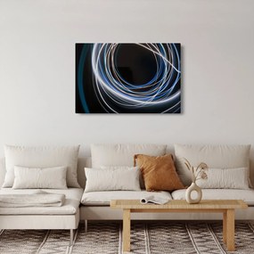 Tabloul cu linii albastre (90x60 cm)