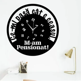 Ceas de perete M-am pensionat 2