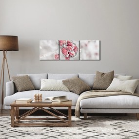 Tablou - Fructe congelate (cu ceas) (90x30 cm)