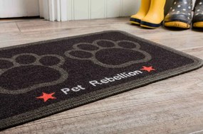 Covoraș sub castron PET REBELLION Dinner Mate Jet black , 40 x 60 cm