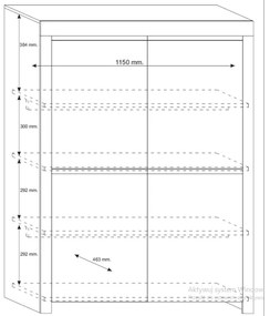 Comodă FINERA albă