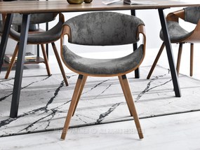Scaun Bjorn K (gri + nuc). 1110939