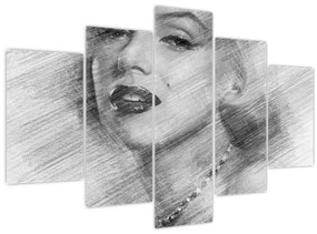 Tablou - Portretul lui Marilyn Monroe (150x105 cm)