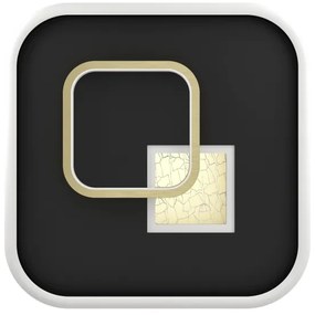 Plafonieră LED Eglo 901245 TIRIOLO 1xLED/16,2W/230V + 1xLED/9,2W negru/auriu