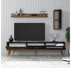 Mobilier living Tonase (Nuc + negru + marmură) . 1095655