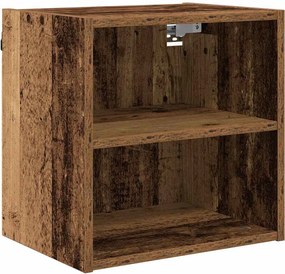 vidaXL Dulap suspendat Lemn vechi 40 x 29,5 x 40 cm Lemn compozit