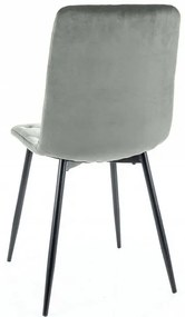 Scaun de dining din catifea olive JEROME