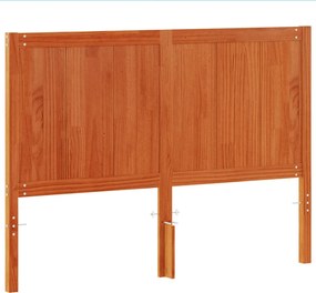 vidaXL Tăblie de pat, maro ceruit, 150 cm, lemn masiv de pin