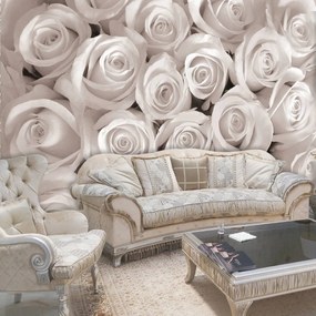 Fototapet - Trandafirii albi (152,5x104 cm), în 8 de alte dimensiuni noi