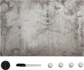 vidaXL Tablă magnetică de perete, 50 x 30 cm, sticlă