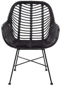 Scaun de sufragerie Caron (negru). 1010019