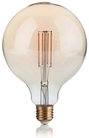 Bec LED dimabil E27 VINTAGE 04W GLOBO D125 AMBRA 2200K 223926 IDL