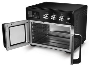 Friteuza - cuptor cu aer cald TurboTronic TT-AFD32, 1700 W, 32 l, 25-230C, 12 programe, Grill, Timer, Accesorii, Negru