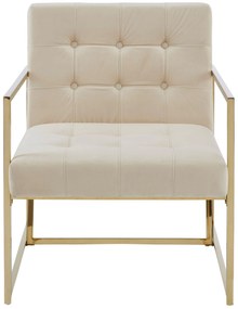 Fotoliu Silwai crem 65/68/77 cm