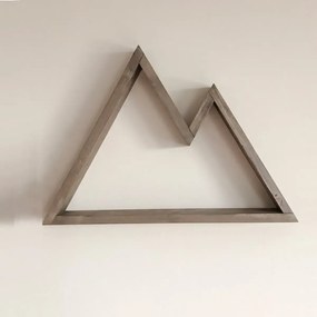 Raft de perete din lemn ,seria wood, Homs, natural, 48 x 33 x 6 cm,700134