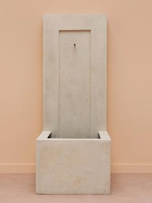 Fantana decorativa de gradina, din piatra si rasina, Minimalist