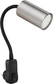 Globo 57911DP - Spot pentru priză ROBBY 1xGU10/35W/230V crom mat