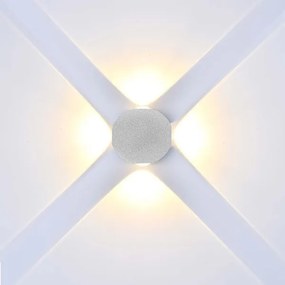 LED Aplica exterior LED/4W/230V 4000K IP54 albă
