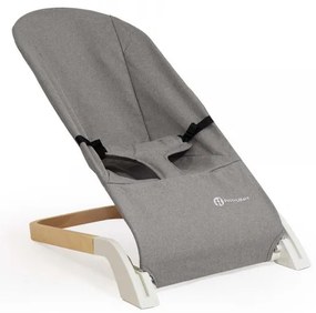 Șezlong pentru bebeluși CALMY gri PETITE&MARS