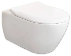 Set vas WC suspendat Villeroy &amp; Boch, Subway 2.0, direct flush, cu capac slim, soft close, alb alpin