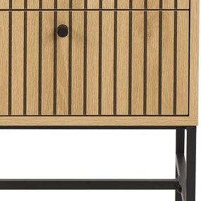 Noptieră OLIVIA cu sertare, stejar