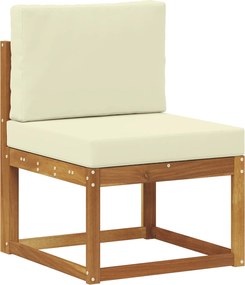 vidaXL Canapea Medie pentru Exterior Lemn Solid de Acacia