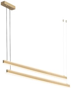 Lustră LED pe cablu Argon 8839 MIAMI LED/74W/230V 3000K auriu