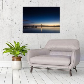 Tablou - Far în zare (70x50 cm)