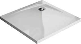 Cadita pentru dus patrata pentru inzidire Kolpasan Evelin 90x90 cm