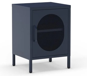 Noptieră albastru-închis din metal Diora – Marckeric