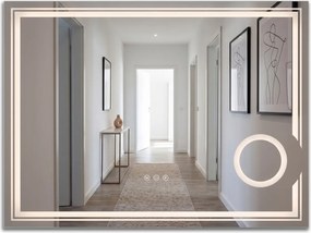 Oglindă LED 80x60cm HAVEN