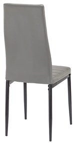 Scaun de masă Tino NOVA în gri-negru