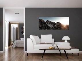 Tablou - Lanț de munți stâncos (120x50 cm)