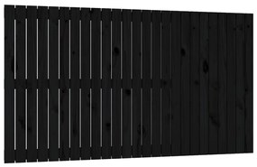 vidaXL Tăblie de pat pentru perete, negru, 159,5x3x90 cm