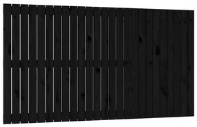 824902 vidaXL Tăblie de pat pentru perete, negru, 159,5x3x90 cm